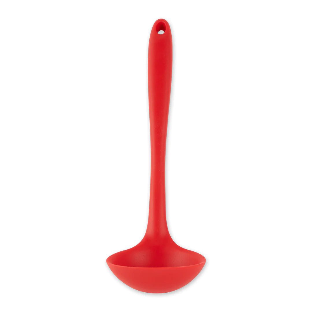 slide 1 of 1, RSVP International Ela's Red Silicone Ladle, 1 ct