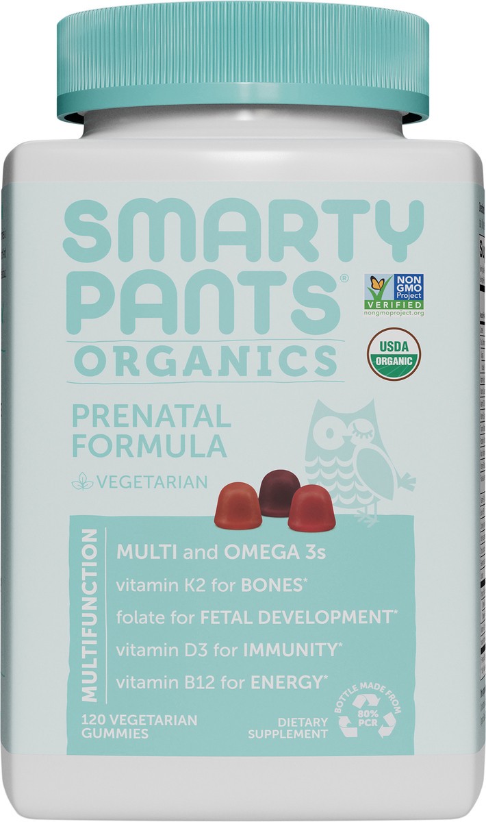 slide 3 of 8, SmartyPants Organic Prenatal Formula, 120 ct., 120 ct