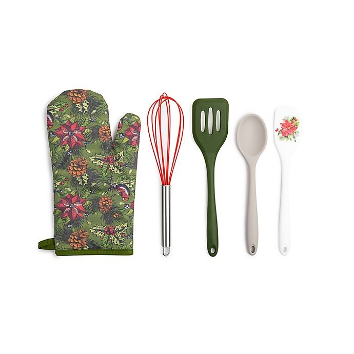 Core Green 9-Piece Speckled Holiday Baking Set