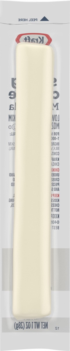 slide 5 of 8, Kraft String Cheese Mozzarella Cheese Snack, 1 oz Stick, 1 oz