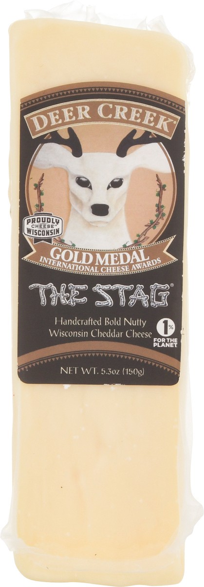 slide 5 of 12, Deer Creek The Stag Wisconsin Cheddar Cheese 5.3 oz, 5.3 oz