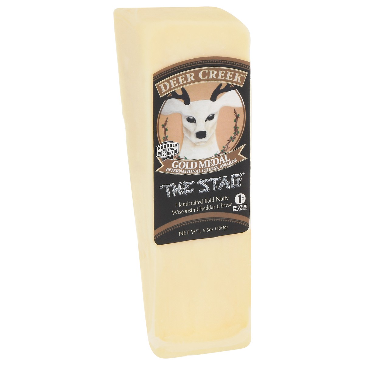 slide 6 of 12, Deer Creek The Stag Wisconsin Cheddar Cheese 5.3 oz, 5.3 oz