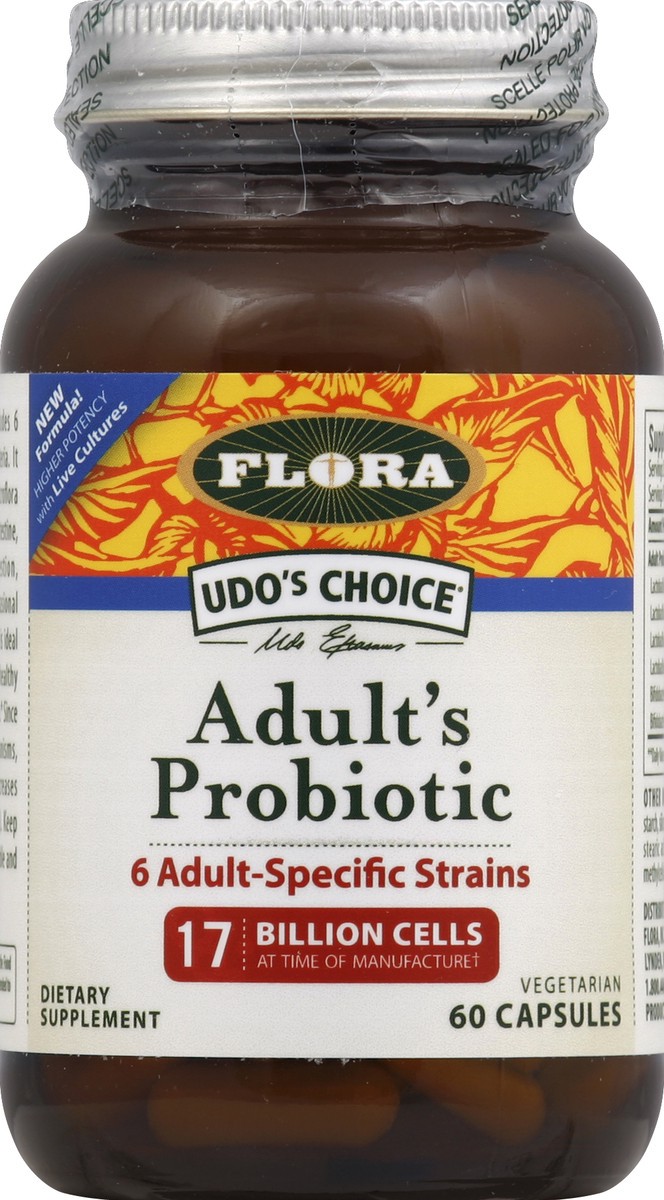 slide 1 of 1, Flora Health Adult's Probiotic, 60 ct