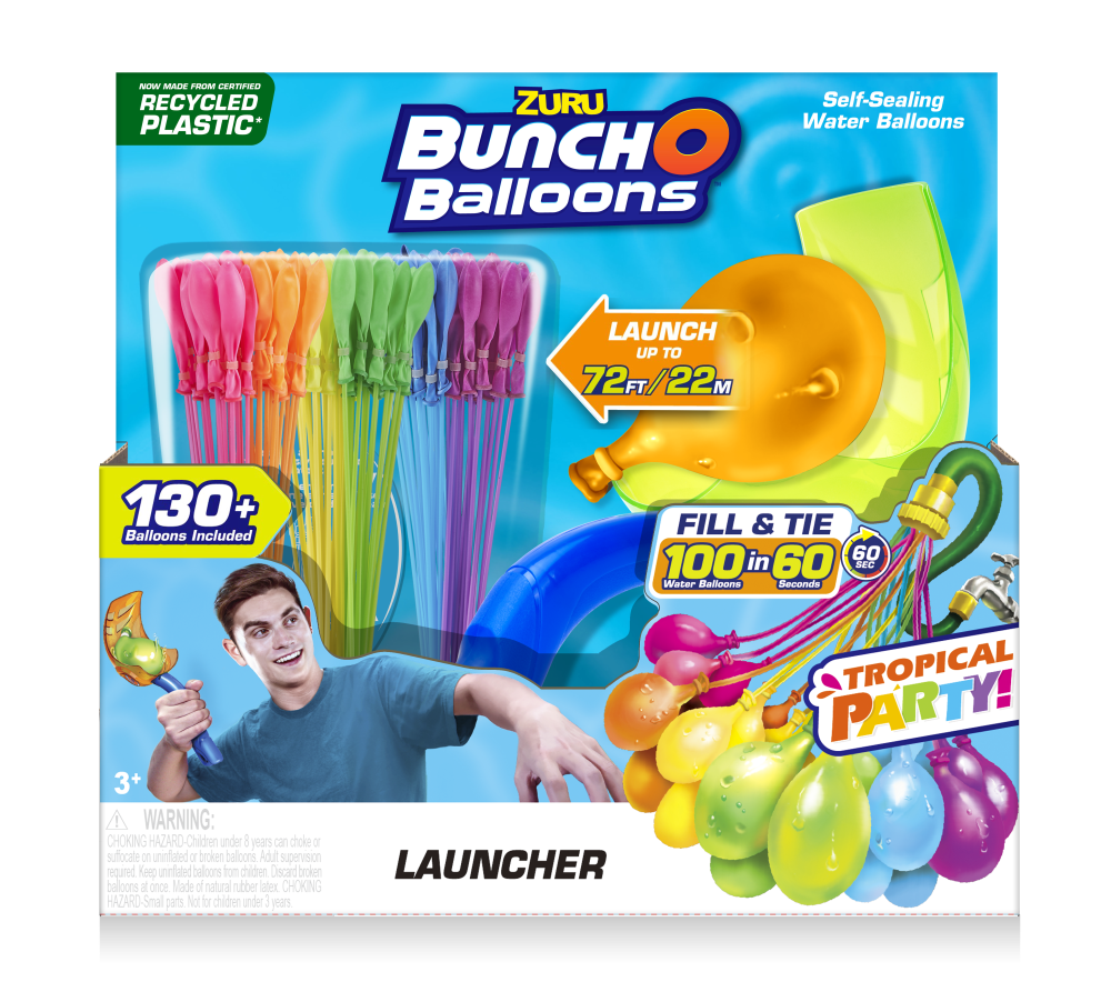 slide 1 of 1, Bunch O Balloons Zuru Bunch O Balloons Single Launcher Water Balloons, 1 ct