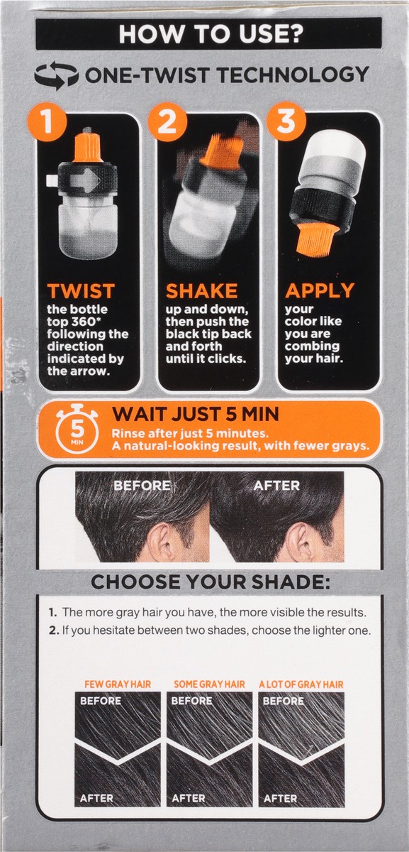 slide 7 of 9, L'Oreal Paris Men's Expert One-Twist Haircolor Permanent Hair Color, 1 ct