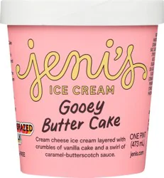 Jeni's Gooey Butter Cake Ice Cream 1 pint