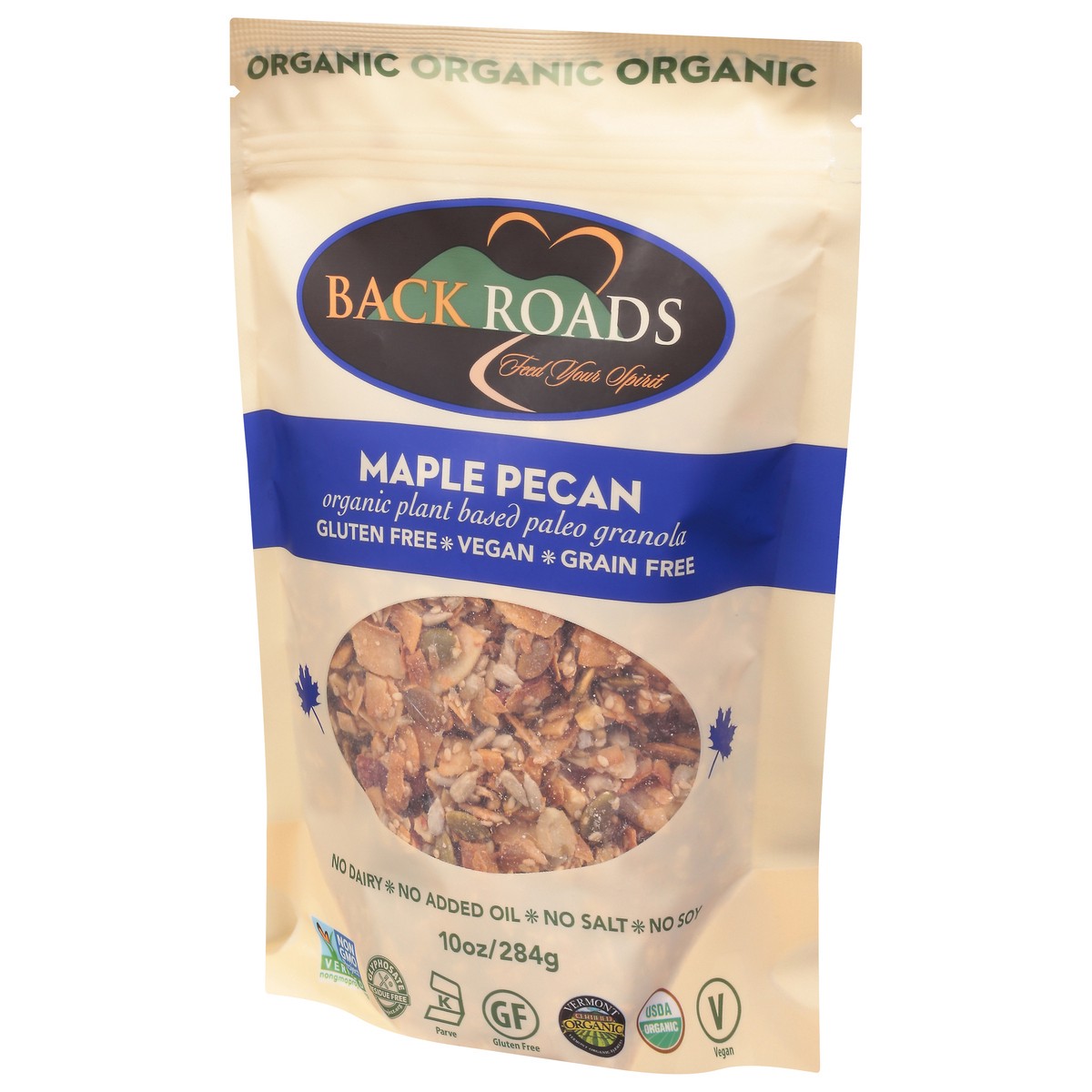 slide 3 of 14, Back Roads Maple Pecan Granola 10 oz, 10 oz