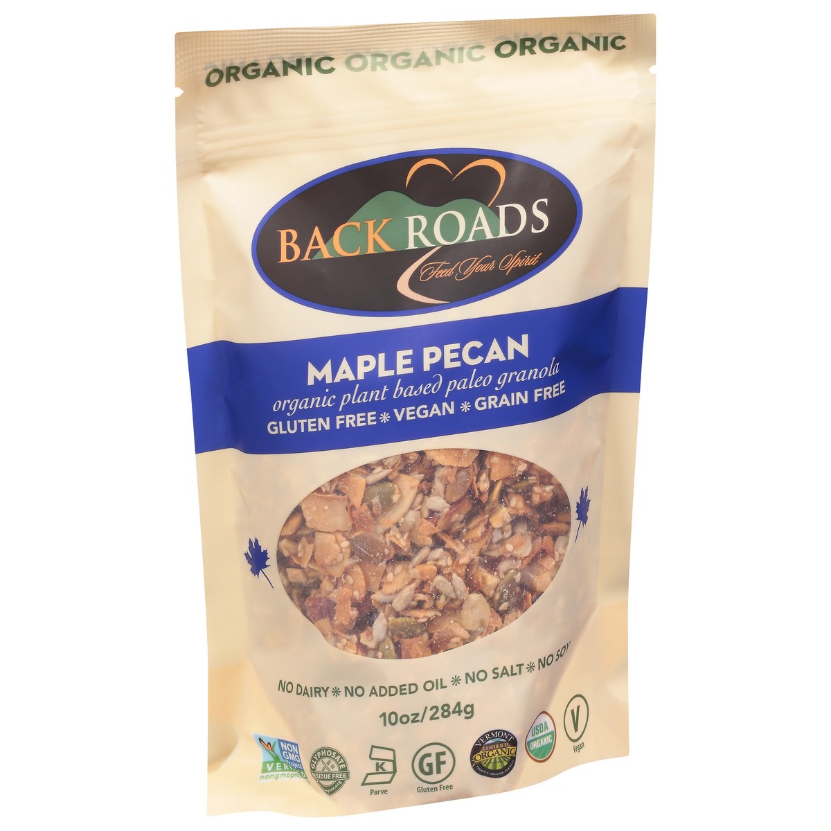 slide 5 of 14, Back Roads Maple Pecan Granola 10 oz, 10 oz