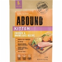 slide 1 of 1, Abound Chicken & Brown Rice Recipe Kitten Food, 3.5 lb