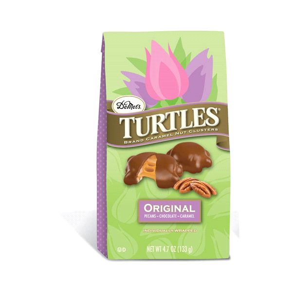 slide 1 of 1, Turtles Individually Wrapped Chocolates Bag, 4 oz