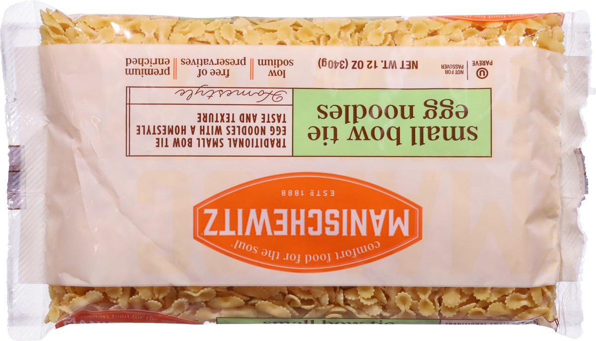 slide 5 of 9, Manischewitz Homestyle Small Bow Tie Egg Noodles 12 oz, 12 oz