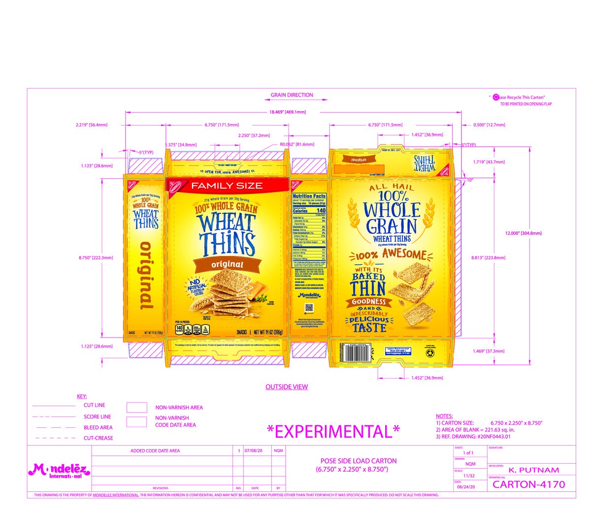 Wheat Thins Original 14 oz | Shipt