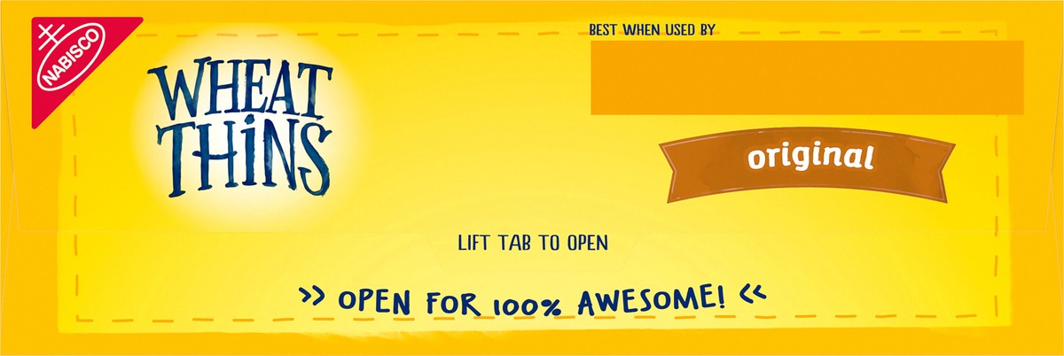 slide 13 of 15, Wheat Thins Original Snacks, Whole Grain Wheat Crackers, Snack Crackers, Family Size, 14 oz, 14 oz