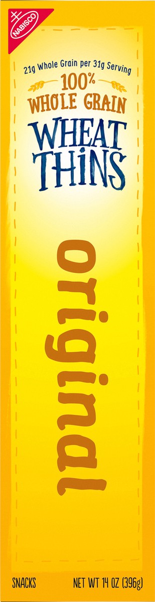 slide 14 of 15, Wheat Thins Original Snacks, Whole Grain Wheat Crackers, Snack Crackers, Family Size, 14 oz, 14 oz