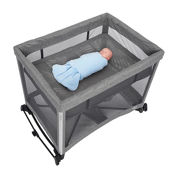 slide 5 of 10, HALO DreamNest 3-in-1 Open Air Portable Crib with Breathable Mesh Mattress, 1 ct