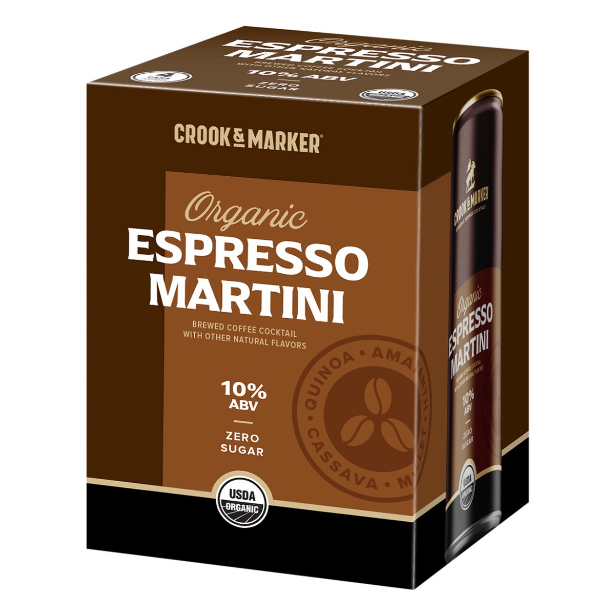 slide 2 of 8, Crook & Marker Espresso Martini  4 - 11.5 fl oz cans, 11.5 oz