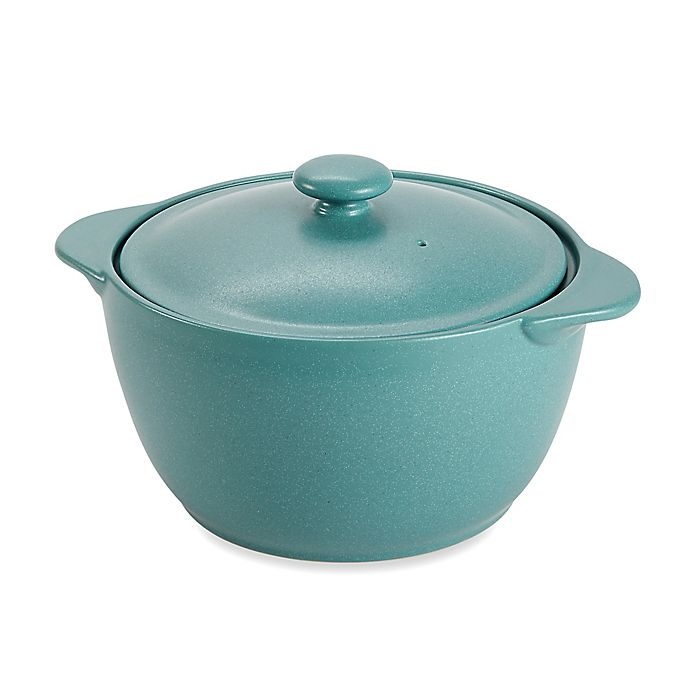 slide 1 of 1, Noritake Colorwave Covered Casserole - Turquoise, 1 ct