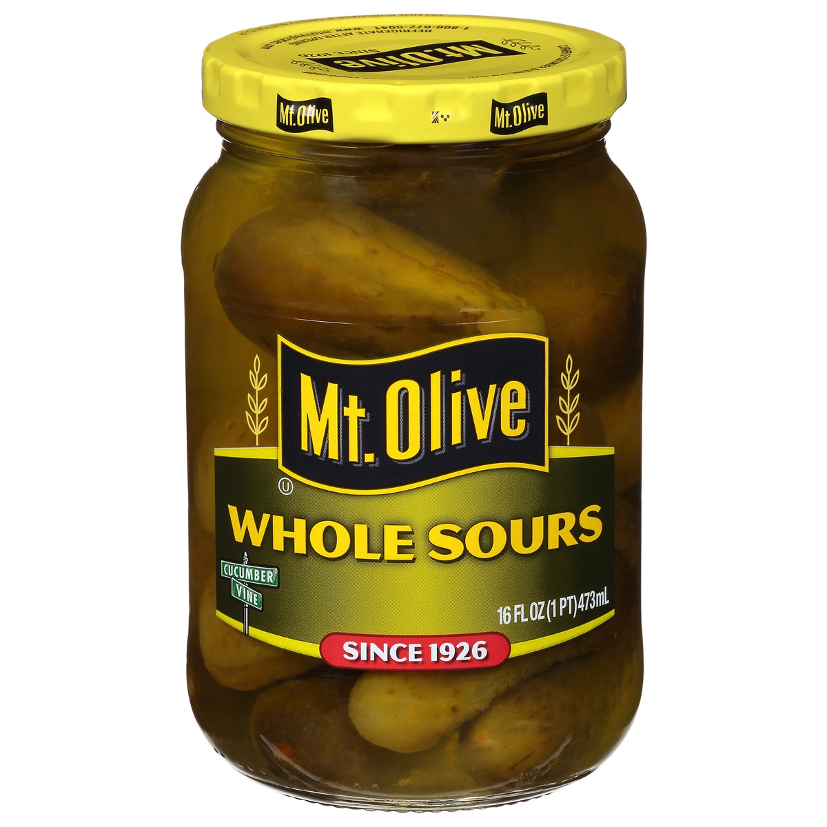 slide 3 of 13, Mt. Olive Whole Sours Pickles 16 fl oz Jar, 16 fl oz