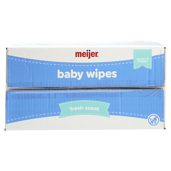 slide 2 of 29, Meijer Baby Wipes, Fresh Scent, 1200 ct