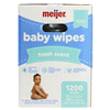 slide 11 of 29, Meijer Baby Wipes, Fresh Scent, 1200 ct