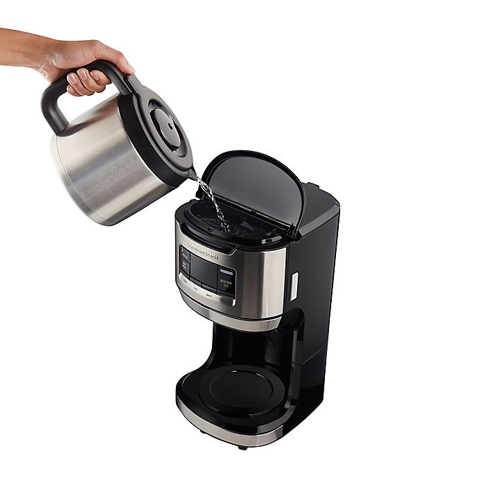 slide 2 of 7, Hamilton Beach 12-Cup Front Fill Thermal Coffee Maker - Black, 1 ct