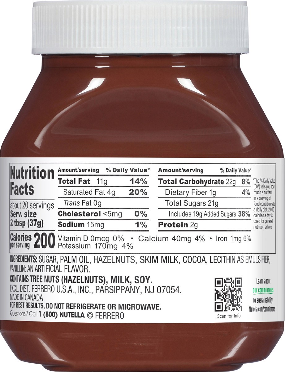 slide 7 of 7, Nutella Hazelnut Spread with Cocoa 26.5 oz, 26.5 oz