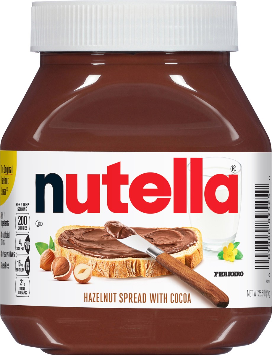 slide 3 of 7, Nutella Hazelnut Spread with Cocoa 26.5 oz, 26.5 oz