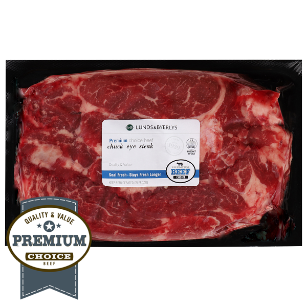 slide 1 of 1, Lunds & Byerlys Chuck Eye Steak Beef 1 ea, 1 ct