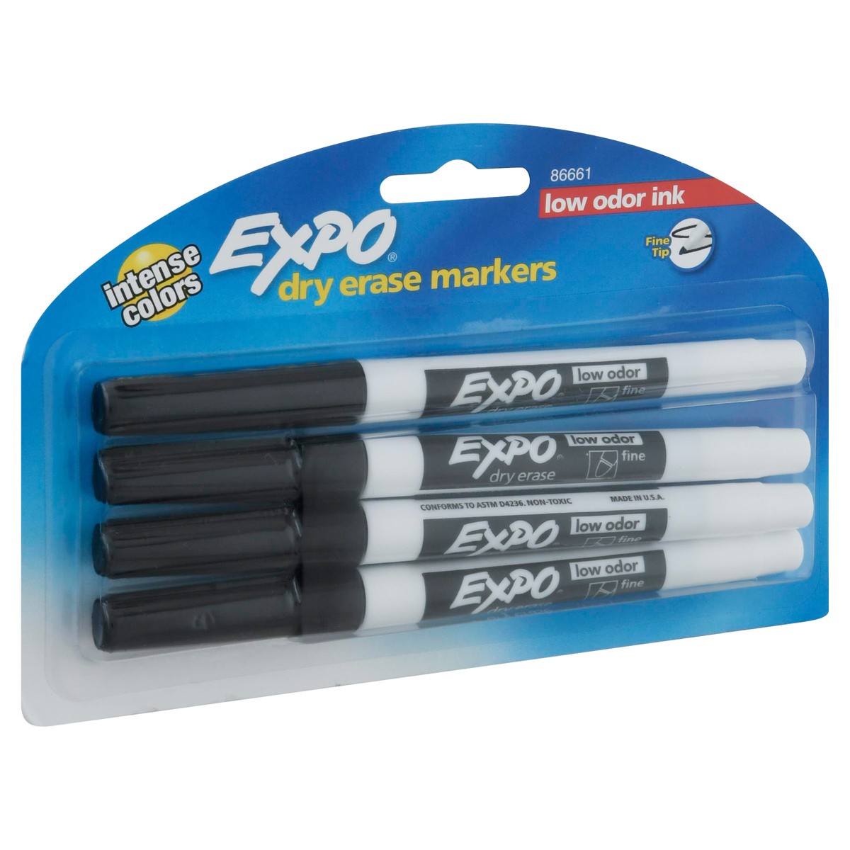 slide 7 of 9, Expo Low Odor Ink Dry Erase Markers 4 ea, 4 ct