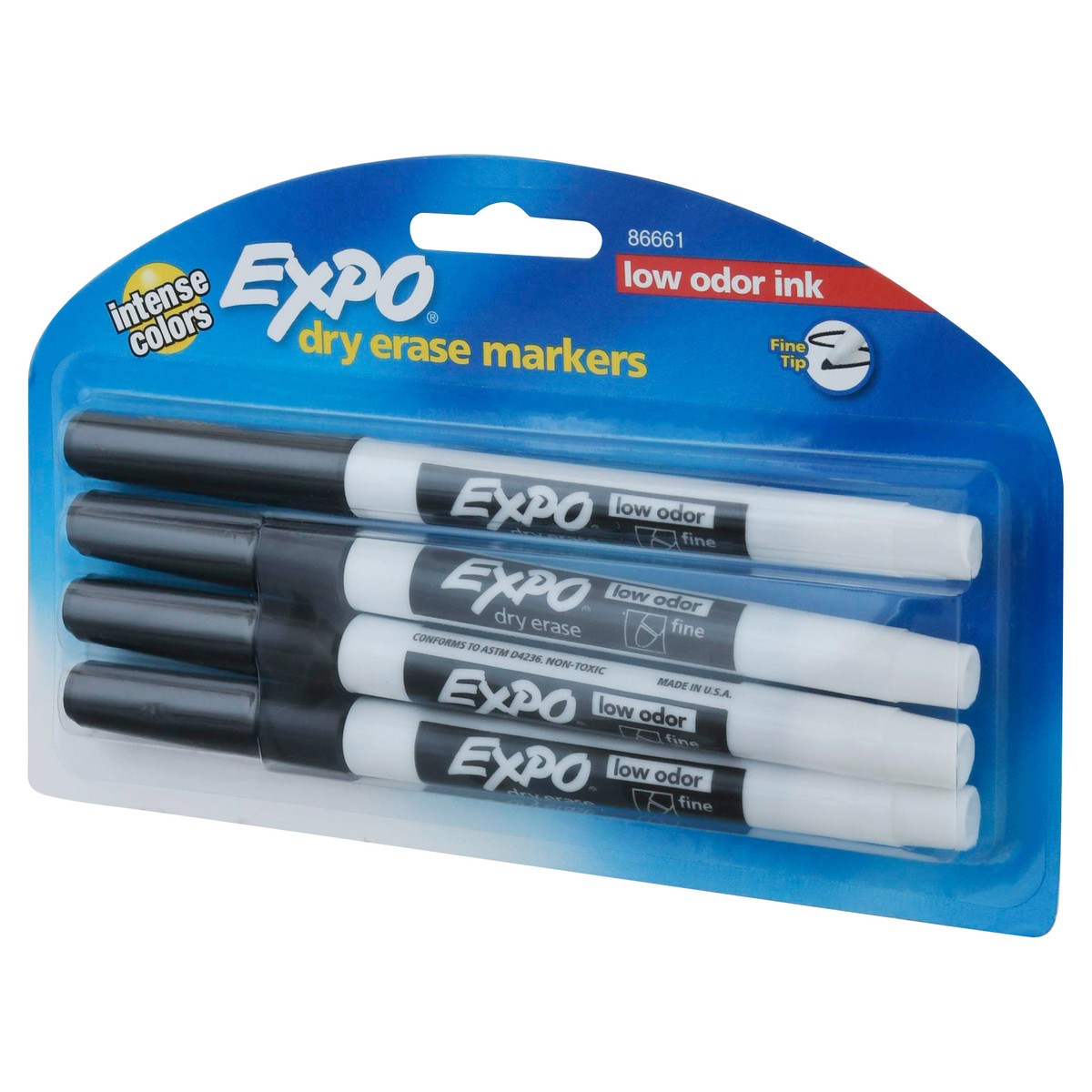 slide 5 of 9, Expo Low Odor Ink Dry Erase Markers 4 ea, 4 ct