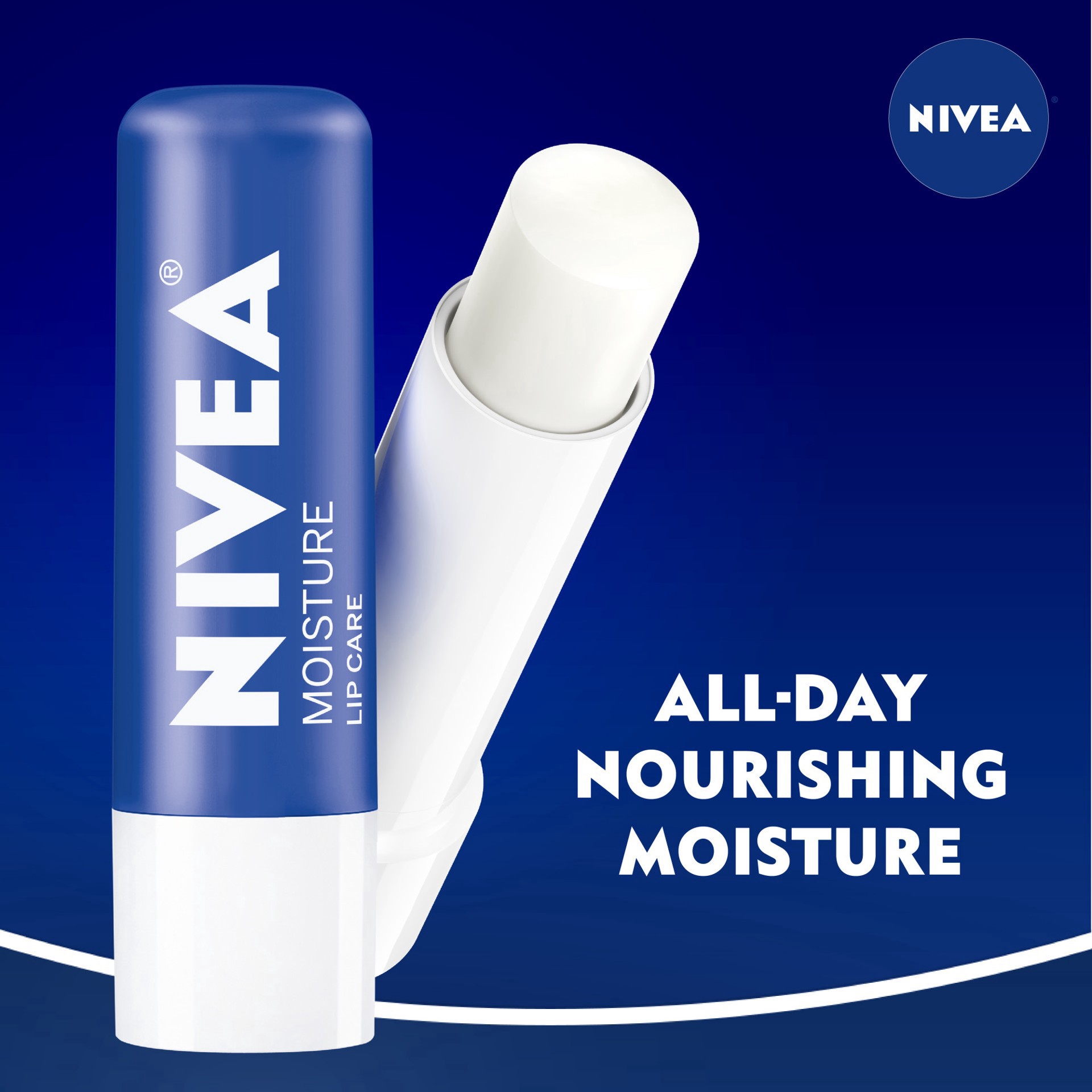 slide 2 of 4, Nivea Moisture Lip Care, 17 oz