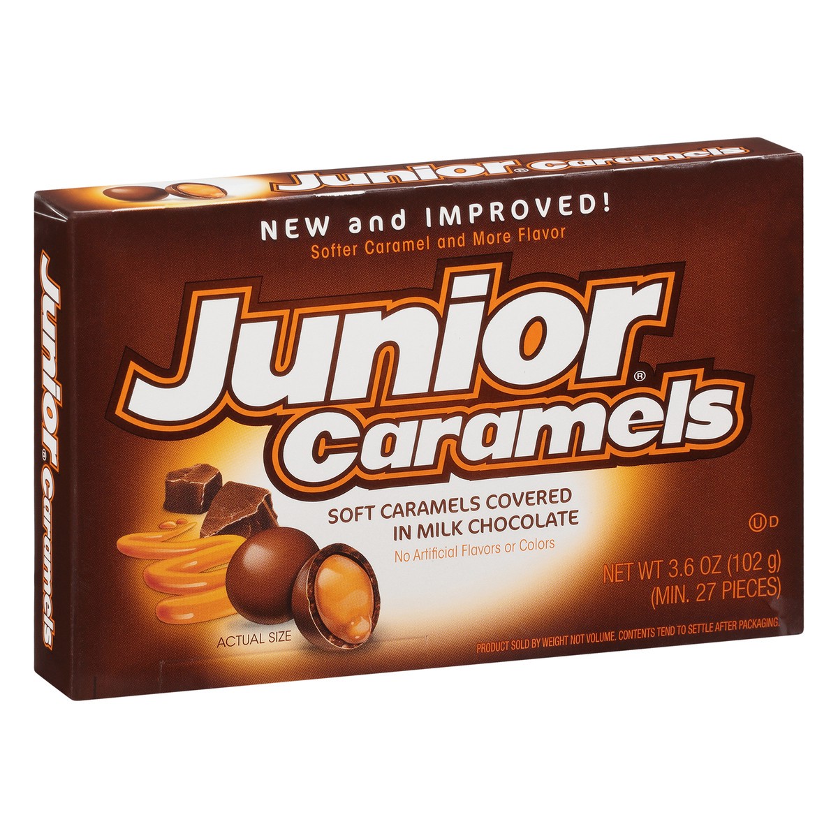 slide 3 of 10, Junior Caramels Candy 3.6 oz, 3.6 oz