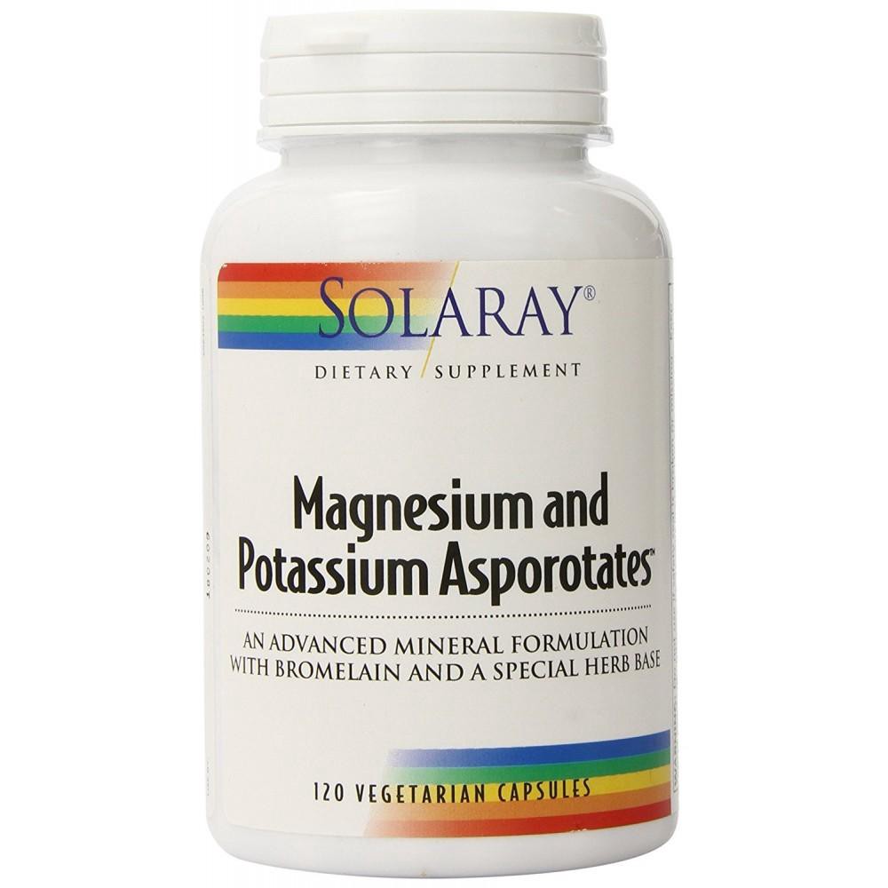 slide 1 of 1, Solaray Mag & Potassium Asporotates, 1 ct