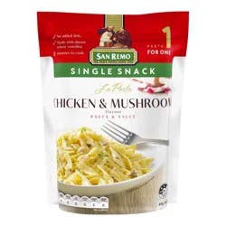 San Remo Single Snack Chicken & Mushroom Pasta & Sauce