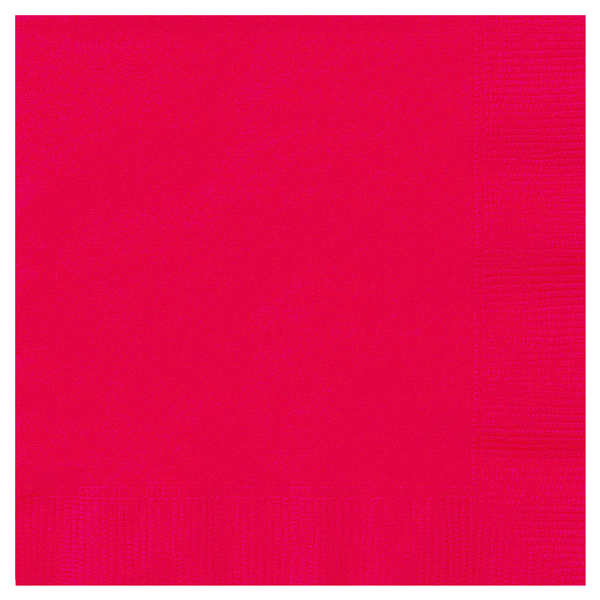 slide 1 of 1, Unique Industries Ruby Red Luncheon Napkins, 50 ct