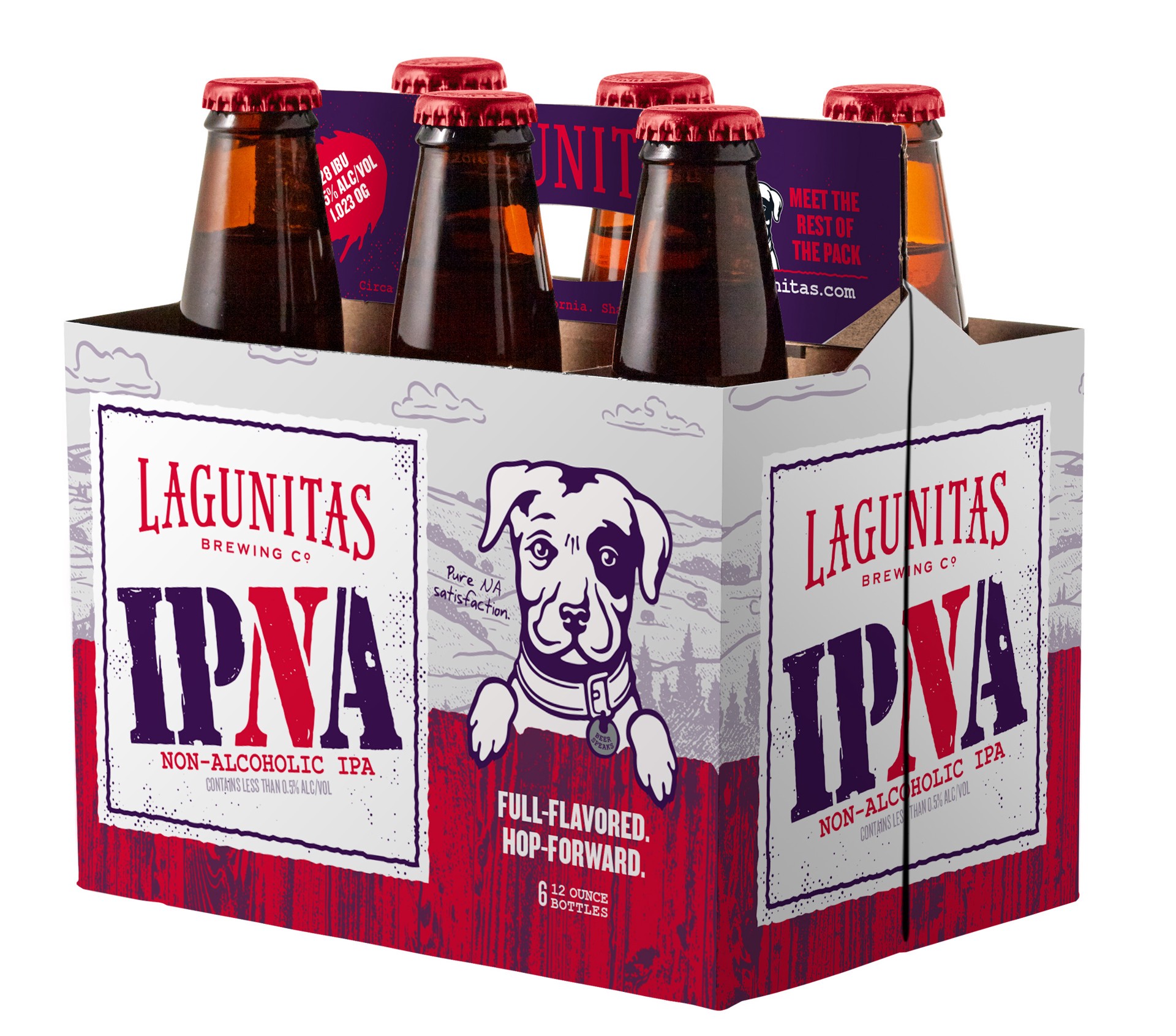slide 4 of 5, Lagunitas IPNA, 6 Pack, 12 fl. oz. Bottles, 1 ct