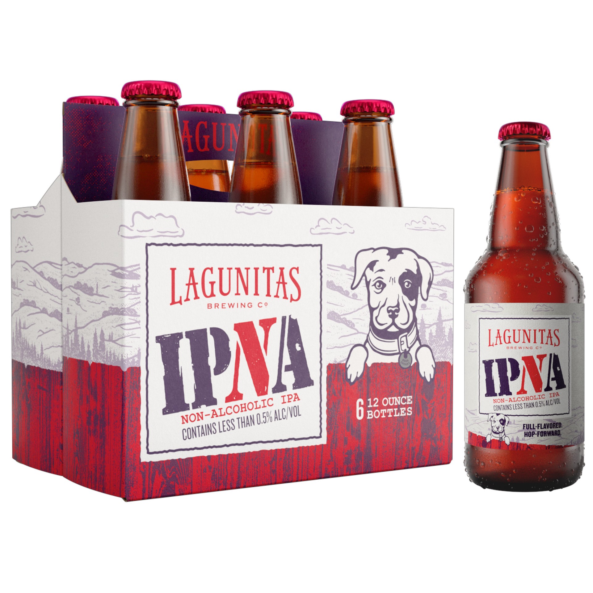 slide 1 of 5, Lagunitas IPNA, 6 Pack, 12 fl. oz. Bottles, 1 ct