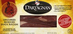 D'Artagnan Uncured Smoked Duck Bacon 8 oz