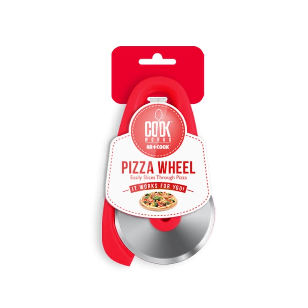 slide 1 of 1, Cook Works Mini Pizza Wheel - Red, 1 ct