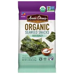 Annie Chun's Organic Sea Salt Seaweed Snacks 0.35 oz