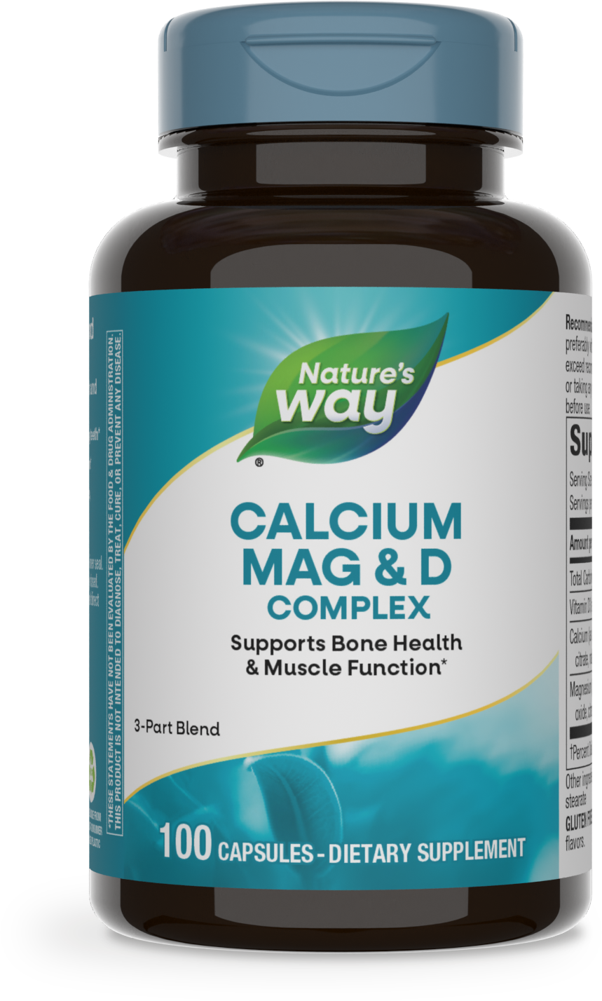 slide 1 of 9, Nature's Way Calcium-Magnesium-Vitamin D, 100 ct