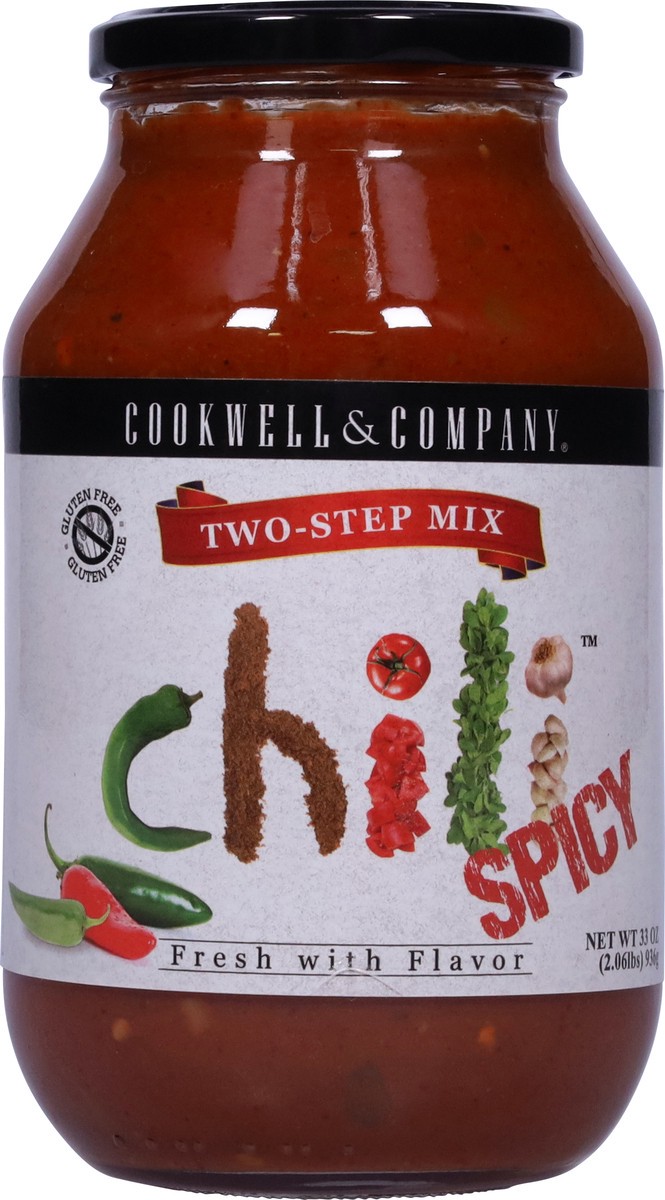 slide 5 of 14, Cookwell & Company Two-Step Mix Spicy Chili 33 oz, 33 oz