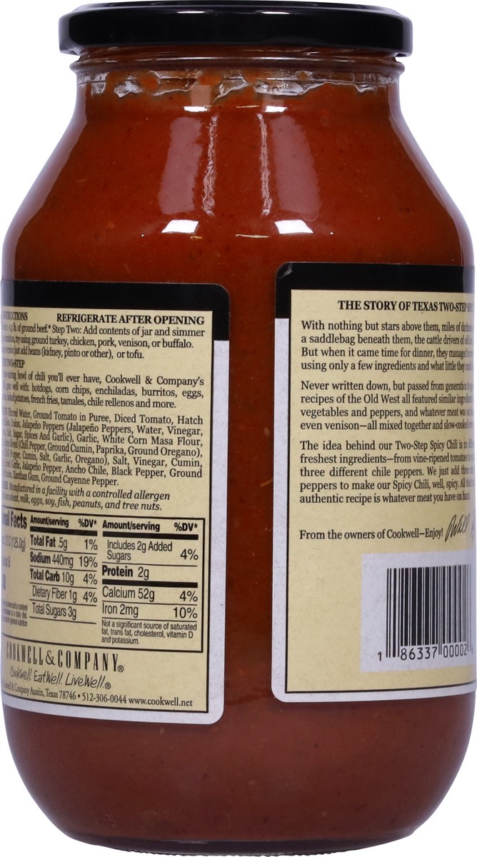 slide 11 of 14, Cookwell & Company Two-Step Mix Spicy Chili 33 oz, 33 oz