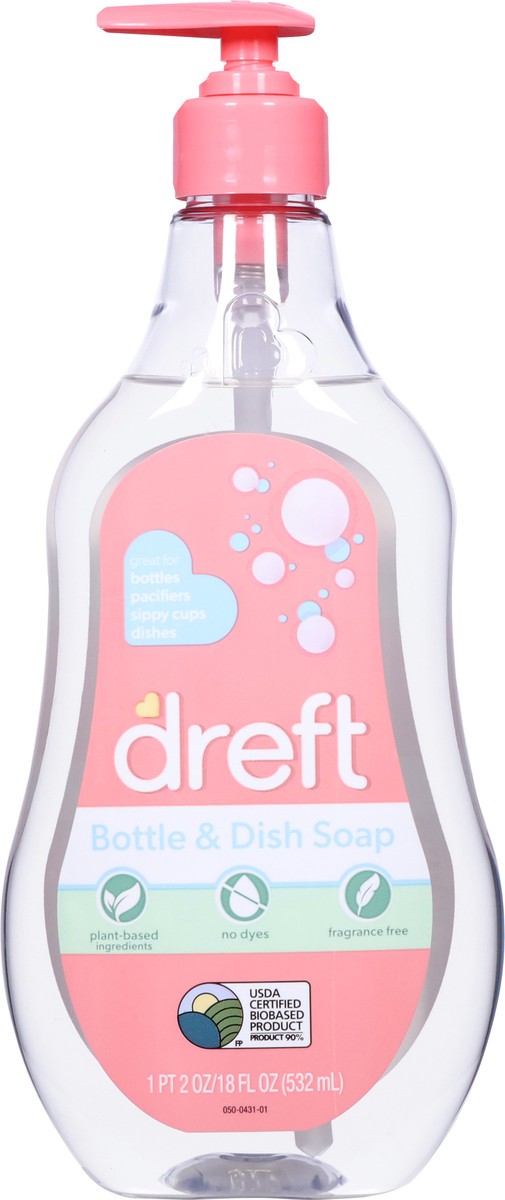 slide 7 of 12, Dreft Bottle And Dish Soap, 18 oz