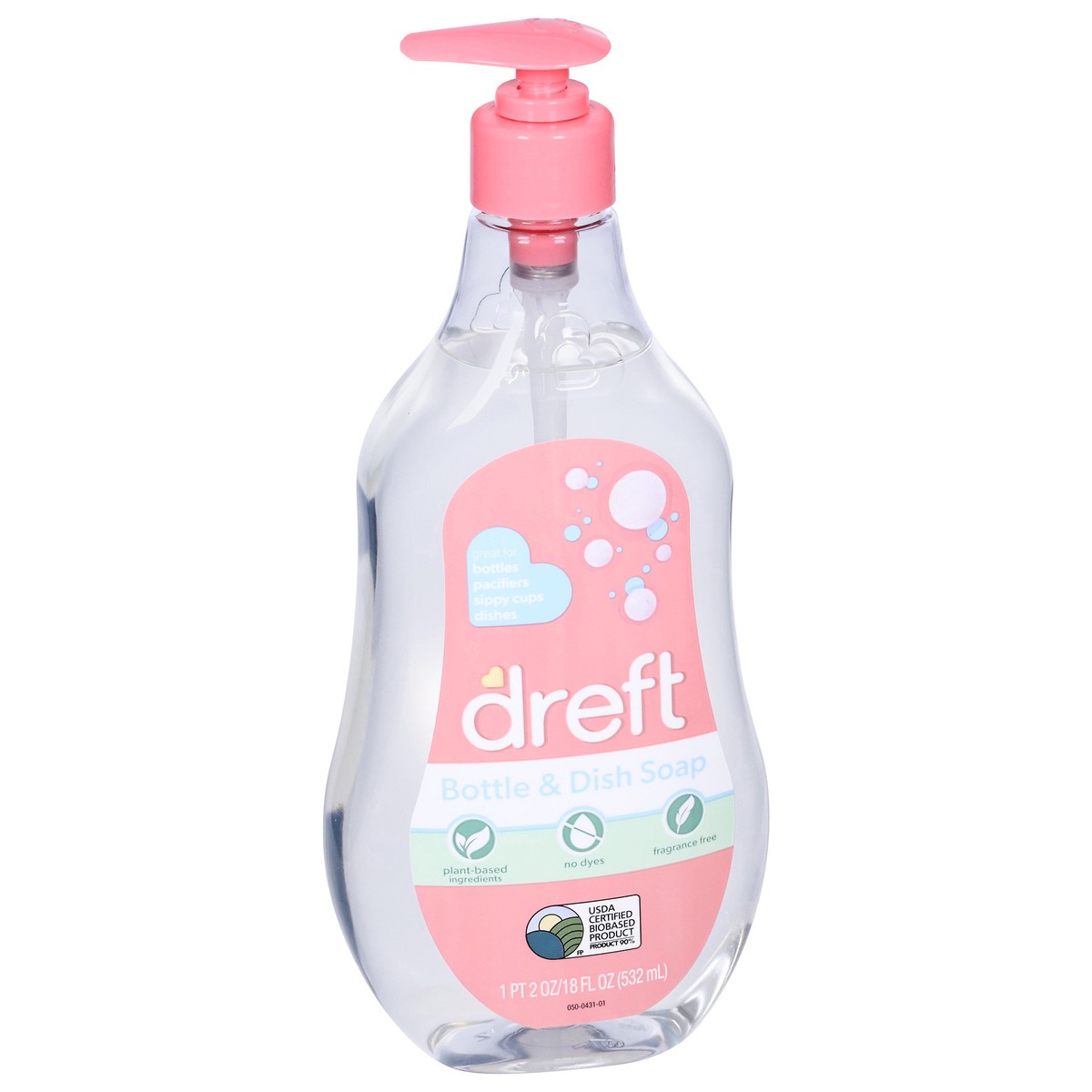 slide 12 of 12, Dreft Bottle And Dish Soap, 18 oz