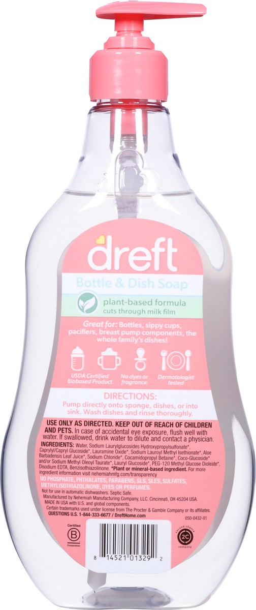 slide 2 of 12, Dreft Bottle And Dish Soap, 18 oz