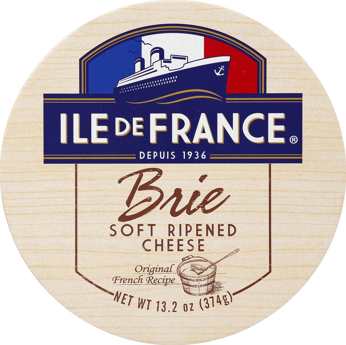 slide 3 of 3, Ile de France Brie, 13.2 oz