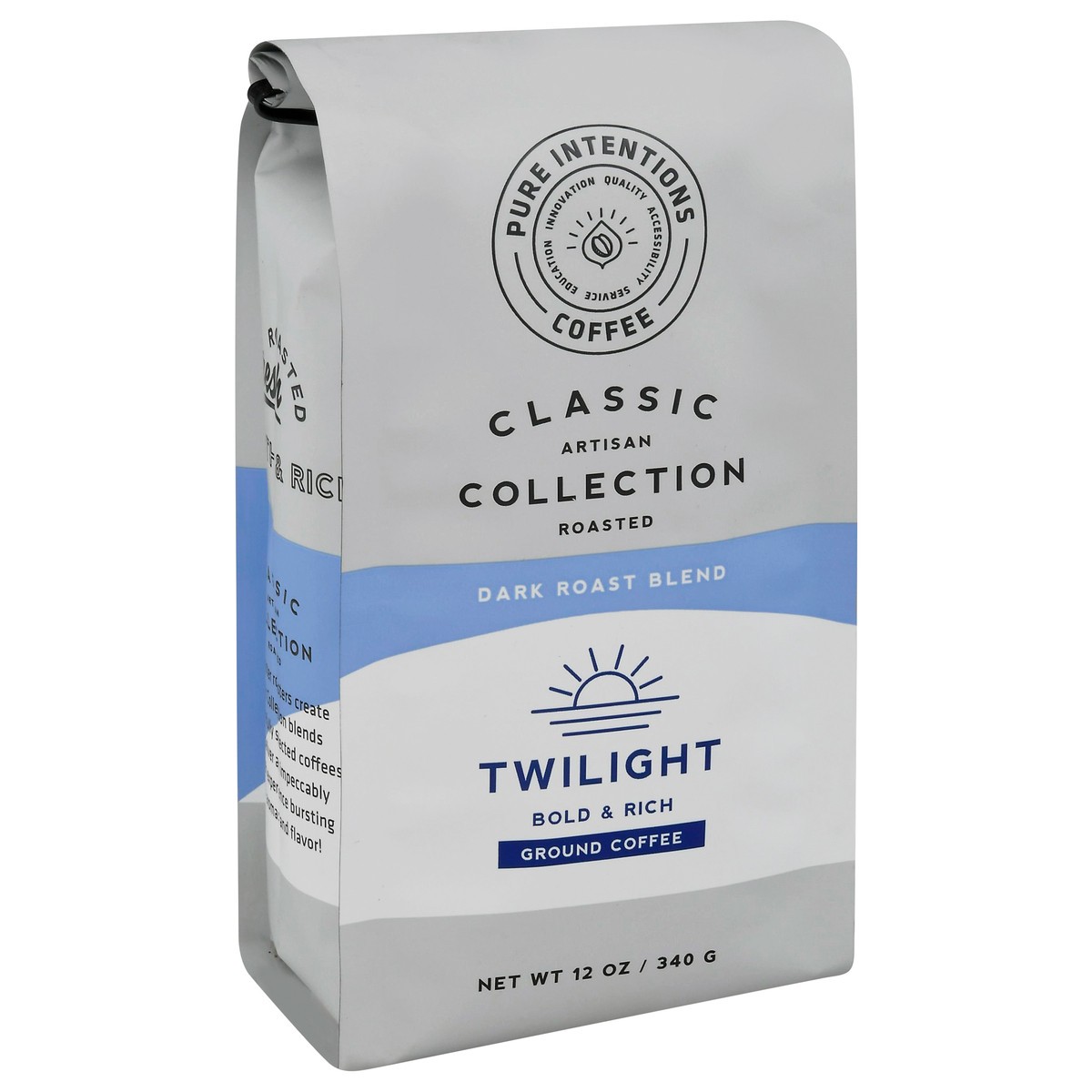 slide 7 of 12, Pure Intentions Coffee Twilight Dark Roast Blend Ground Coffee - 12 oz, 12 oz