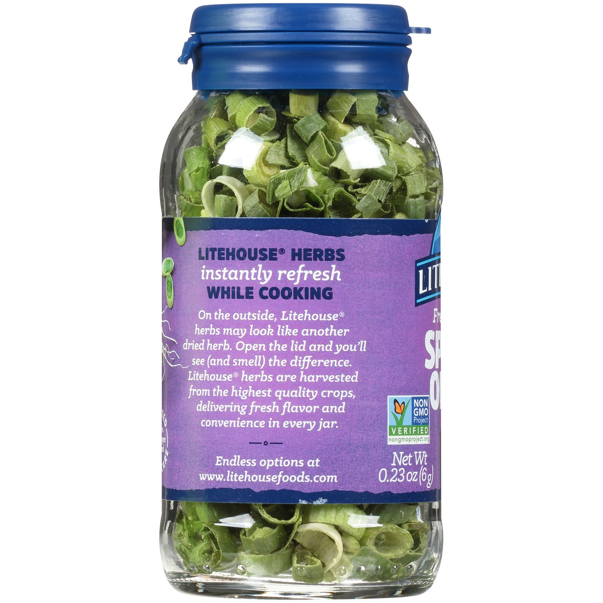 slide 6 of 7, Litehouse Spring Onion Freeze Dried Herbs 0.23 oz. Jar, 0.23 oz