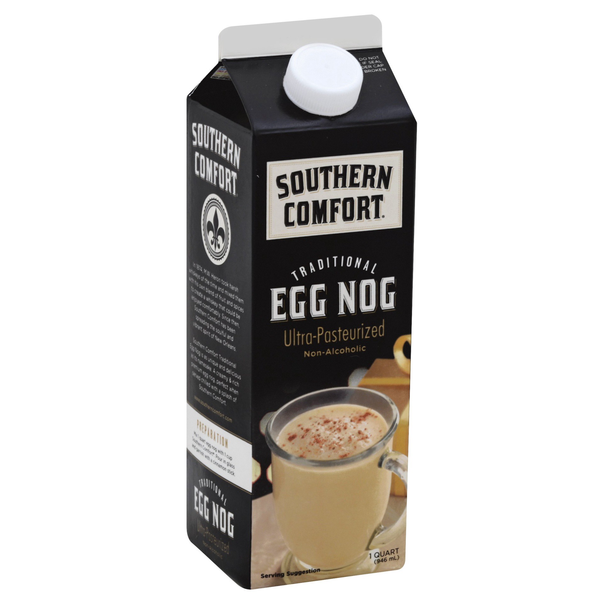 slide 1 of 8, Southern Comfort Ultrapasteurized Traditional Egg Nog, 32 fl oz